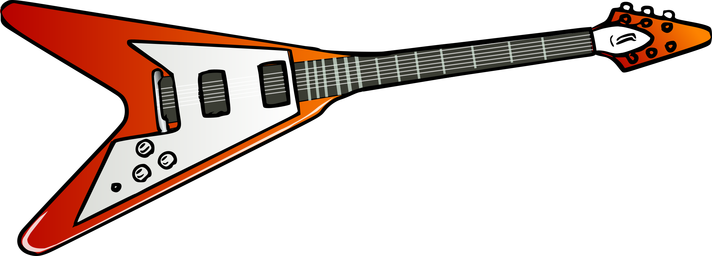 Electric Guitar Png 2400 X 863