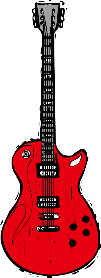 Electric Guitar Png 349 X 955