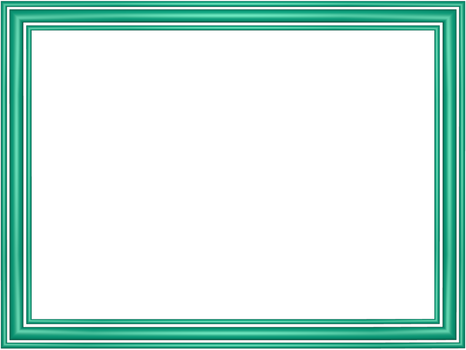 A Green And Black Rectangle Frame
