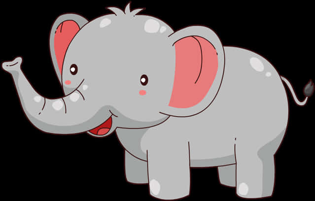 A Cartoon Of An Elephant