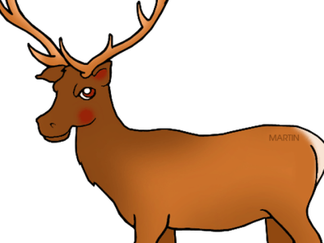 Elk Clipart Mountain Outline - Utah State Animal Elk, Hd Png Download