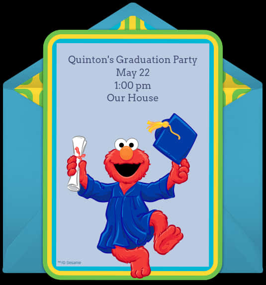 A Cartoon Character Holding A Graduation Cap And Diploma