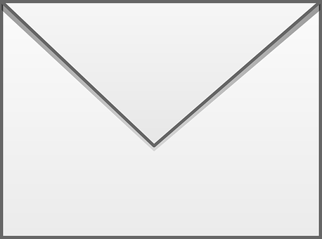 A White Envelope With A Black Line