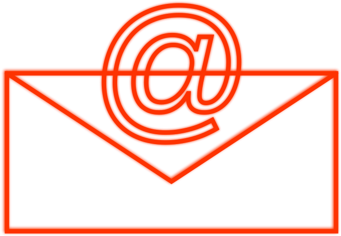 A Red And Black Envelope With A Symbol