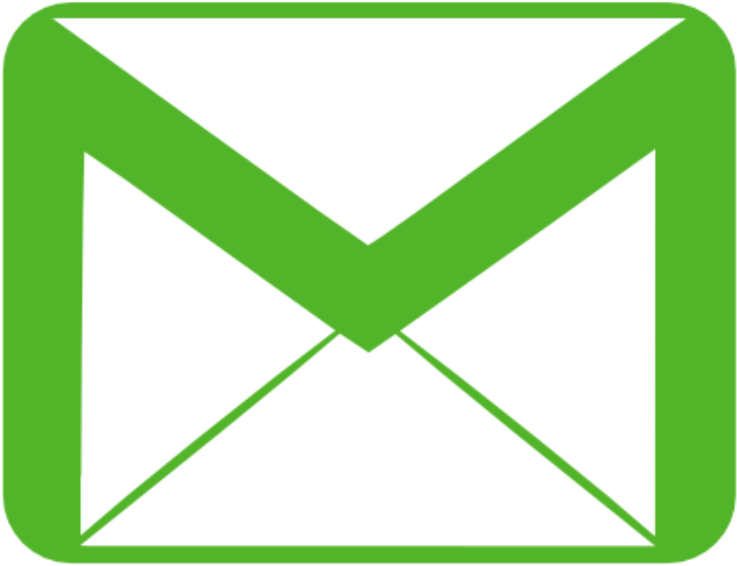 A Black And Green Envelope With A Green Arrow