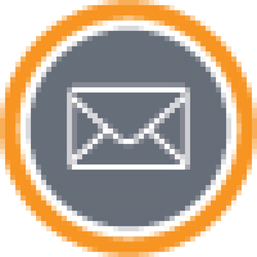 A Pixelated Image Of A Mail