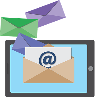 Email Envelopes And Ipad