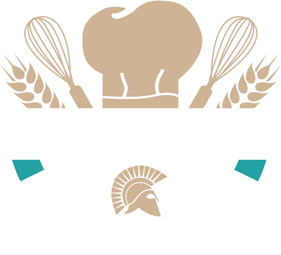 A Logo With A Chef Hat And Whisk
