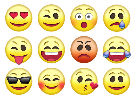 A Group Of Yellow Emojis