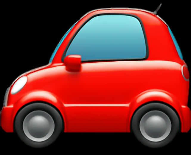#emoji #car #auto #automobile #vechicle #bus #red #redcar - Car Emoji Png, Transparent Png