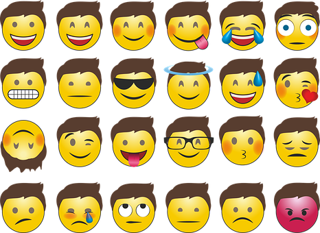 A Set Of Yellow Emojis
