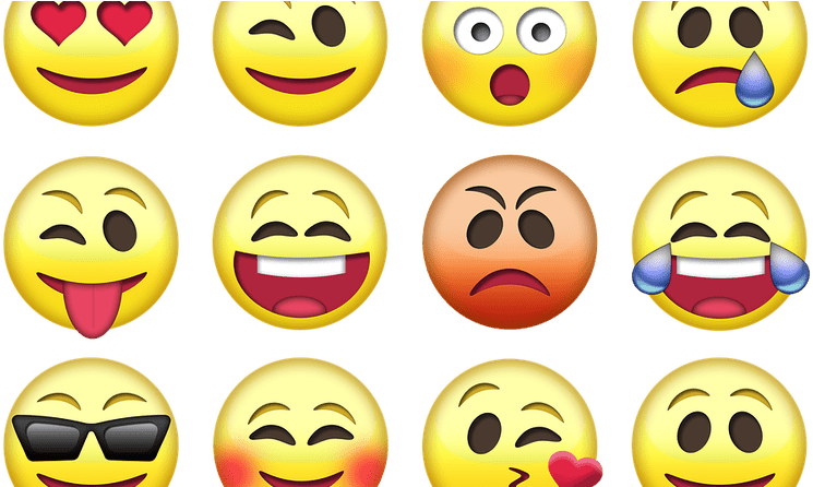A Group Of Yellow Emojis