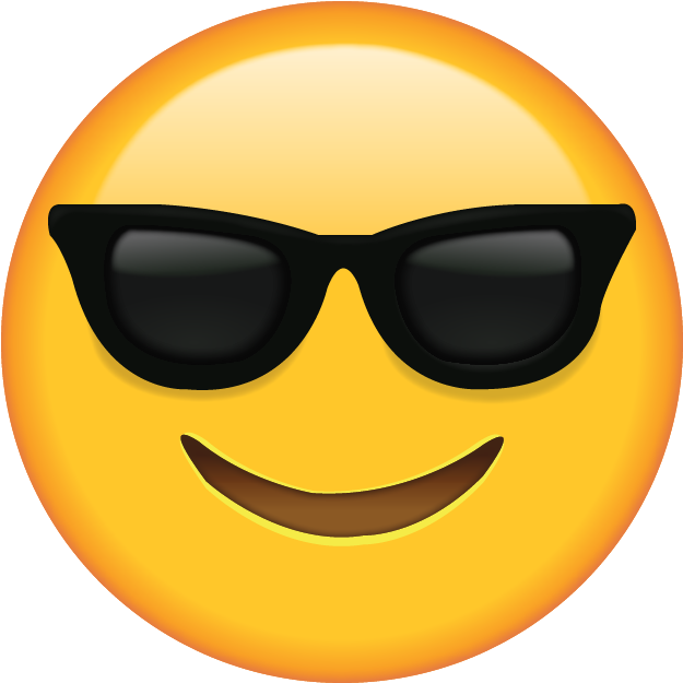 A Yellow Smiley Face With Sunglasses