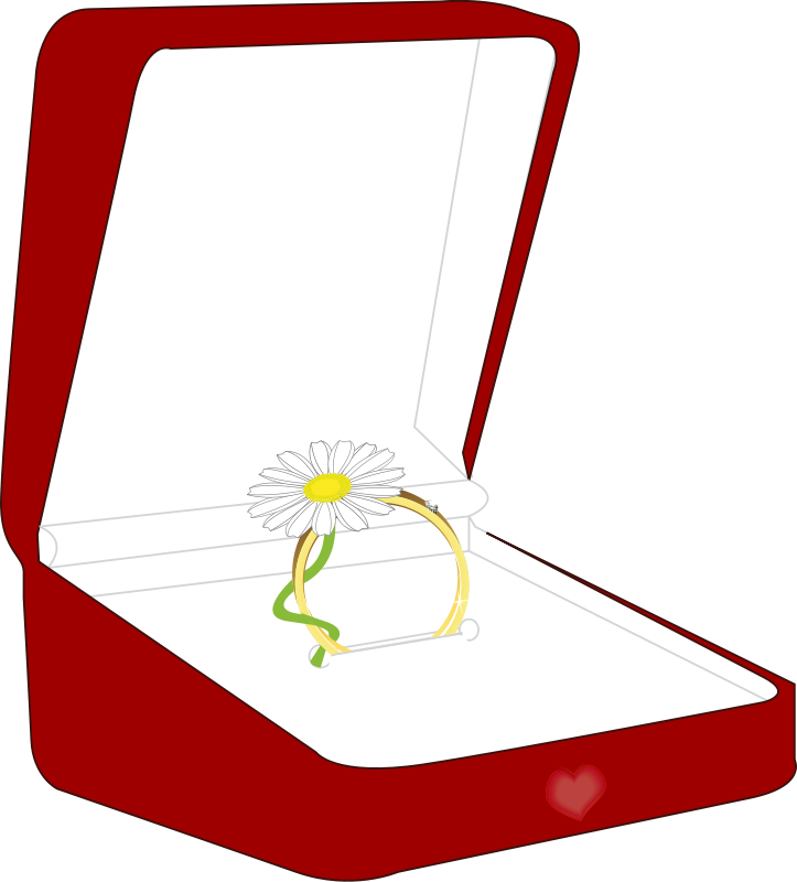 A Ring With A Flower In It