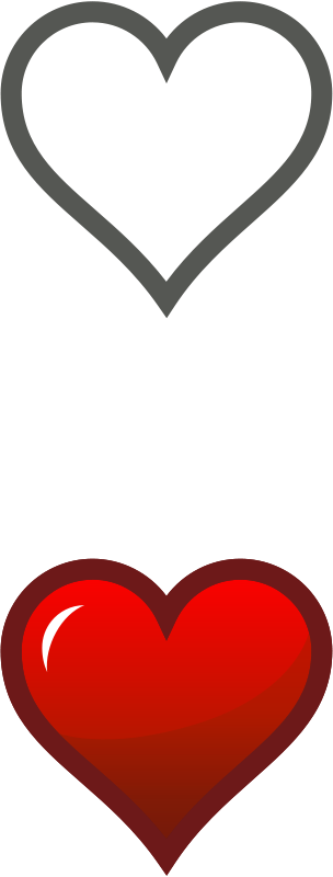 A Black Shirt With Red And White Hearts