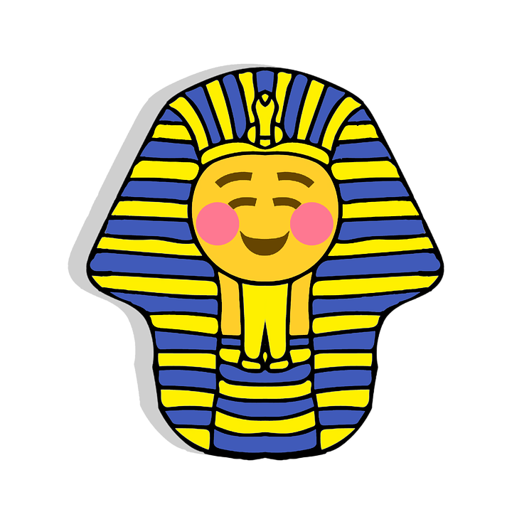 A Cartoon Of A Pharaoh