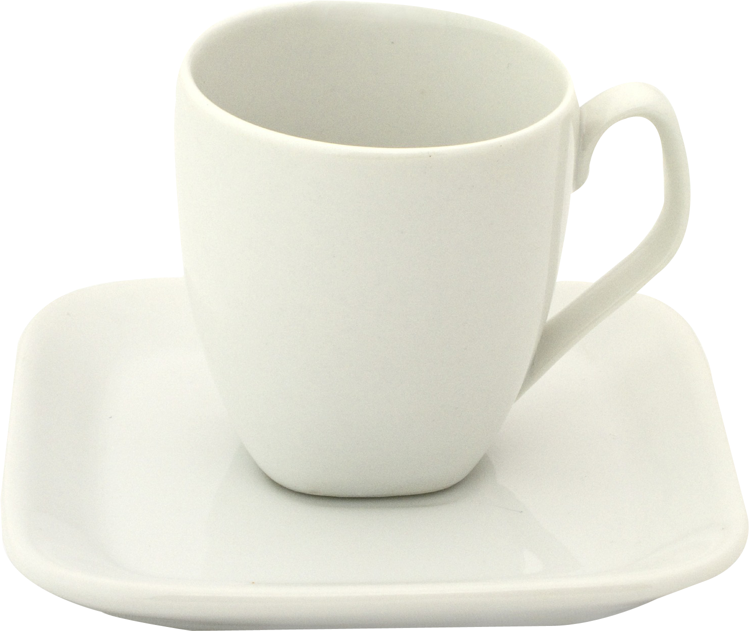 A White Cup And Saucer