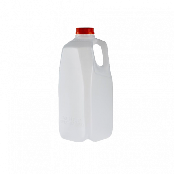 A White Jug With A Red Lid