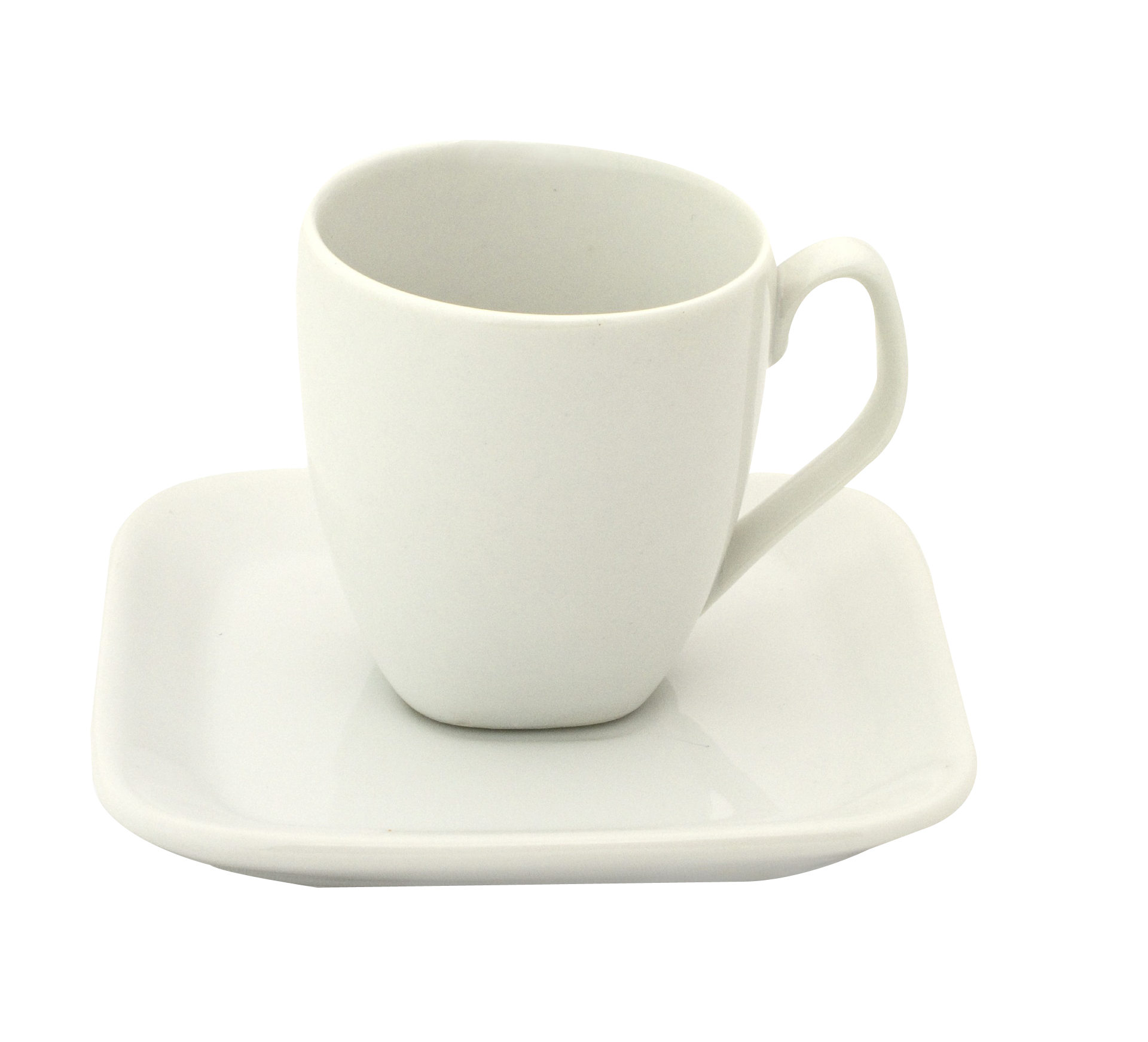 A White Cup On A Saucer