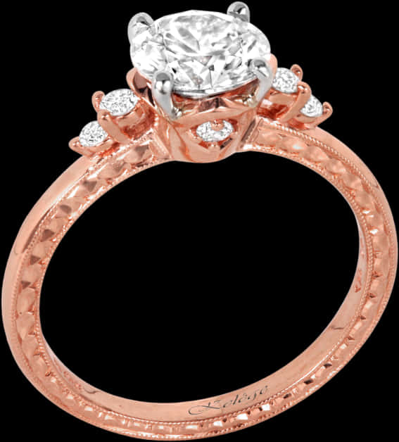 A Close Up Of A Ring