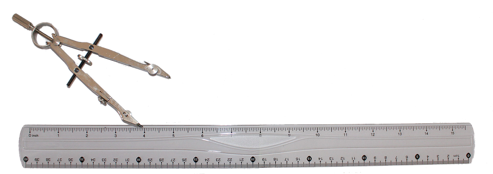 A Ruler And A Ruler On A Black Background