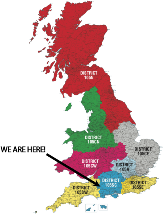 A Map Of United Kingdom With Different Colored States