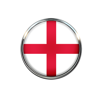 A Red Cross On A White Circle