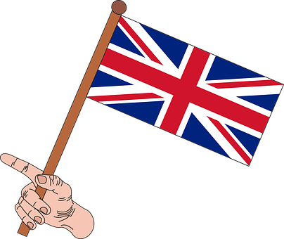 A Hand Holding A Flag