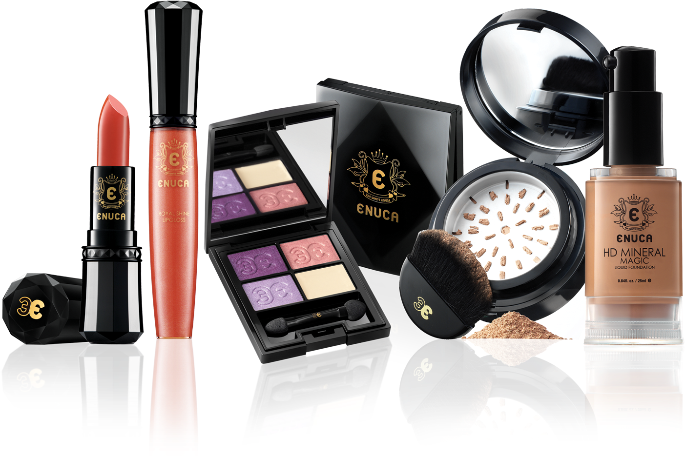 A Group Of Makeup Products