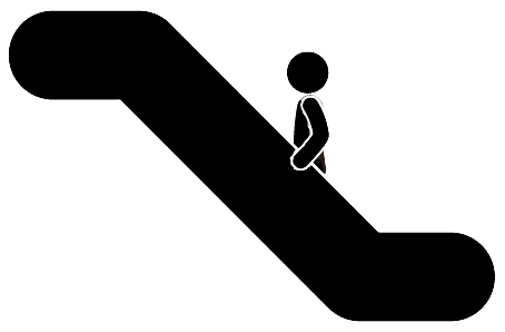 A Person On A Staircase