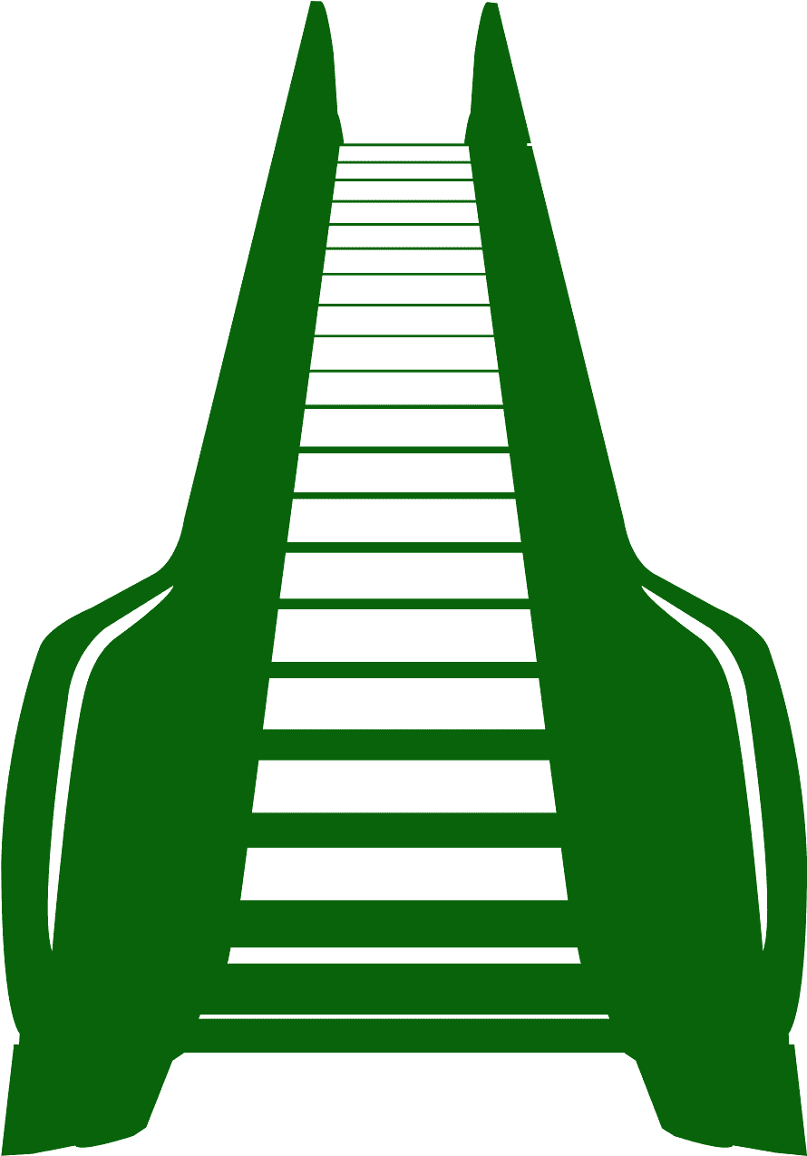 A Green And Black Line