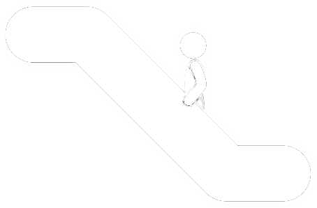 A Person On A Escalator