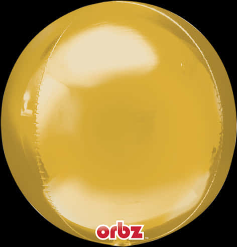 A Yellow Balloon With A Logo On It