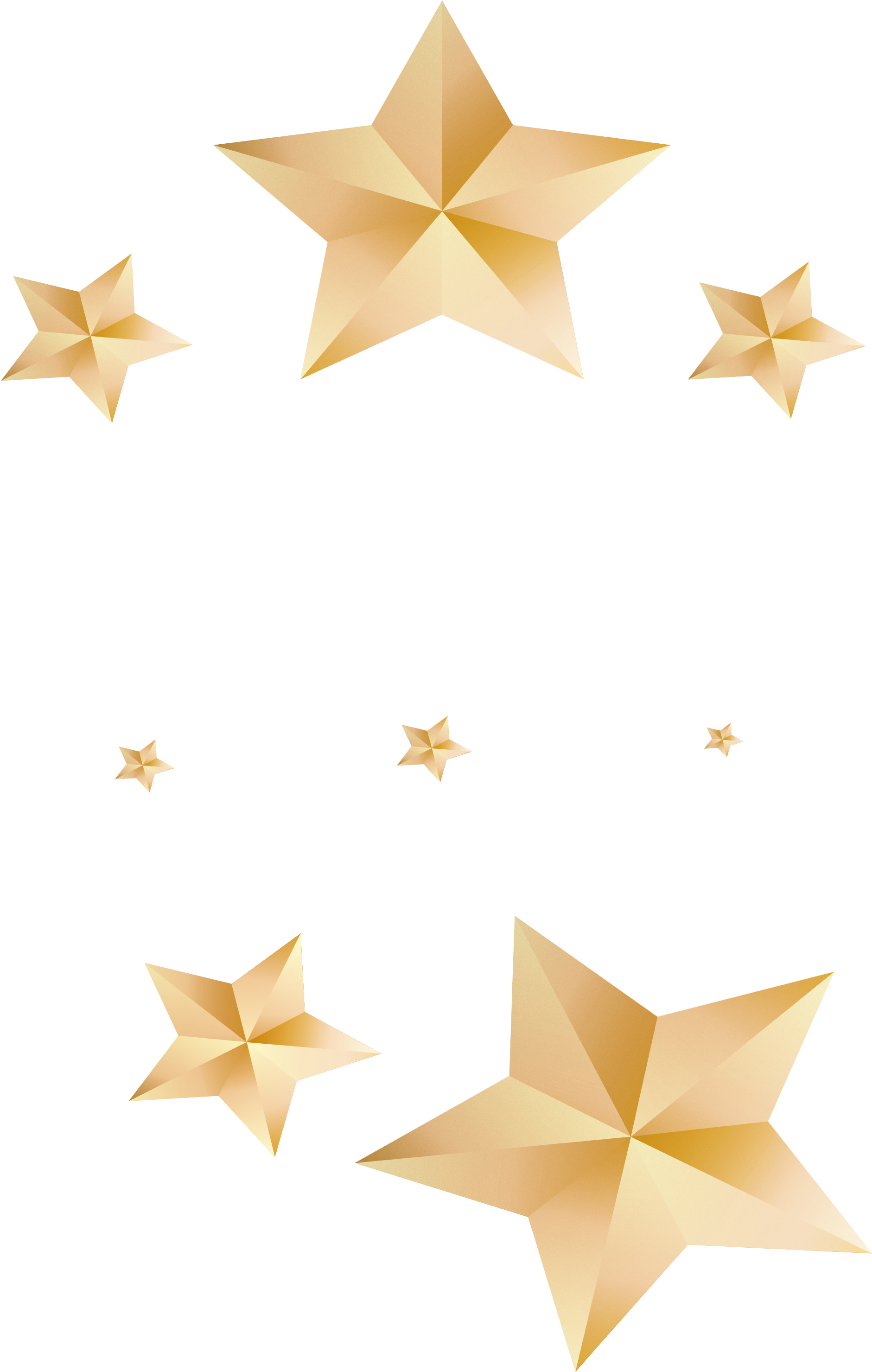 A Group Of Gold Stars On A Black Background