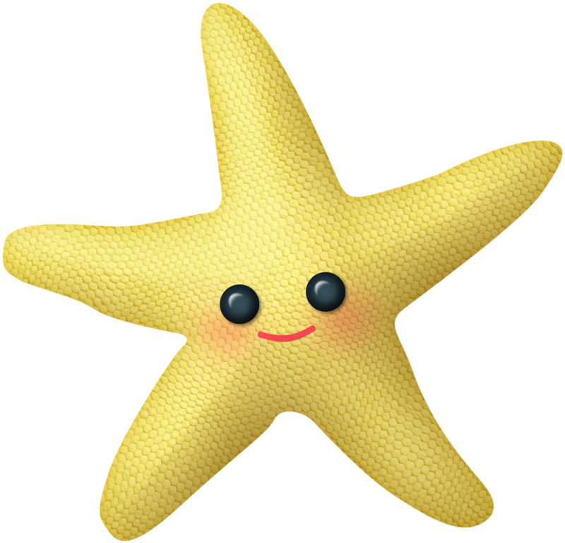 A Yellow Starfish With A Smiling Face