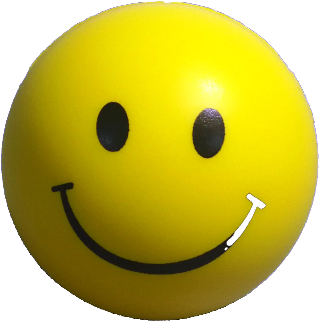 A Yellow Smiley Face Ball