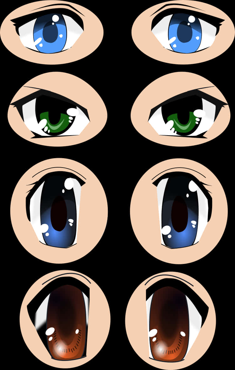 Girl Anime Eyes Selection