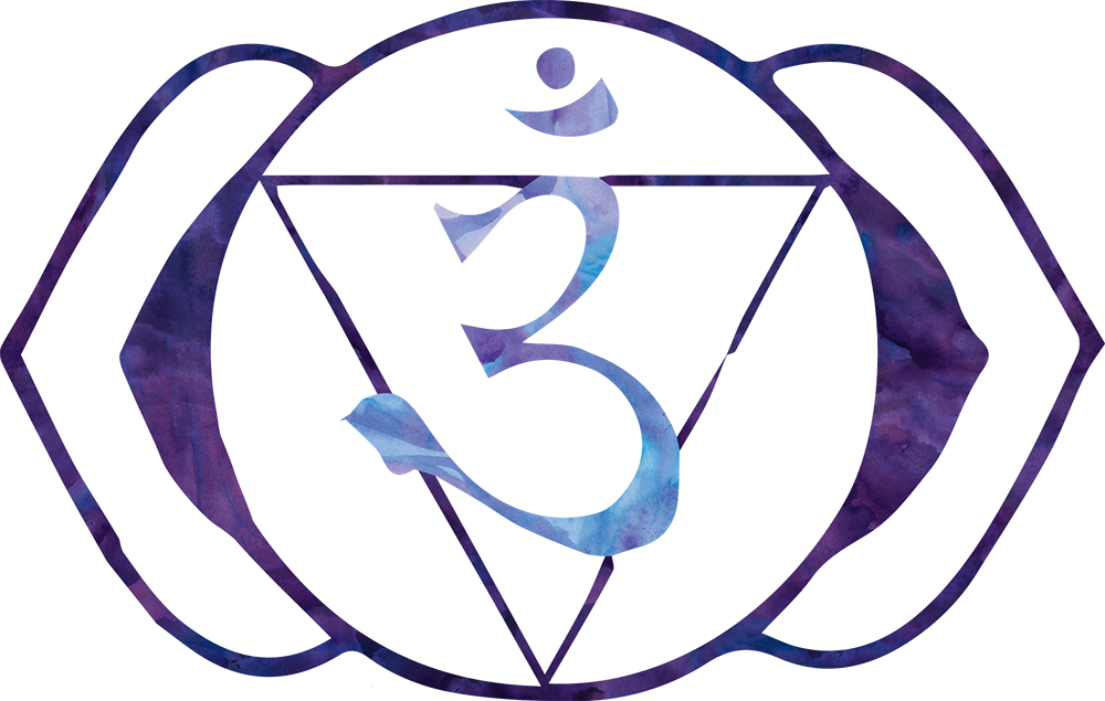 A Purple And Blue Symbol