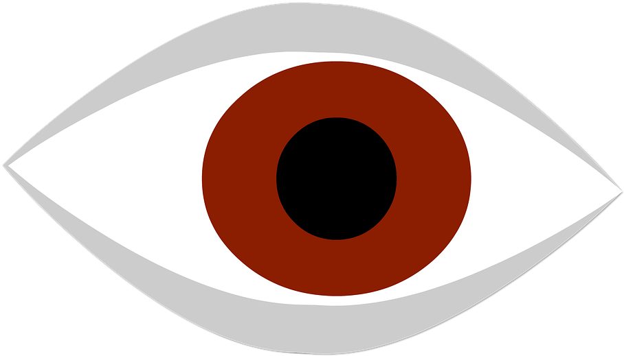 A Red Eye With Black Circle