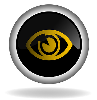 A Yellow Eye In A Circle