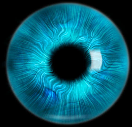 Aqua-blue Eyeball