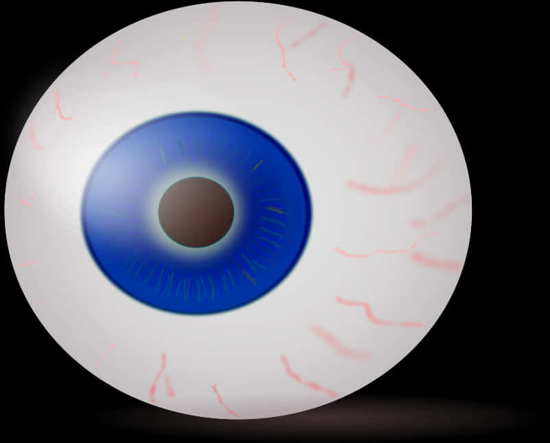 A Close Up Of A Blue Eyeball