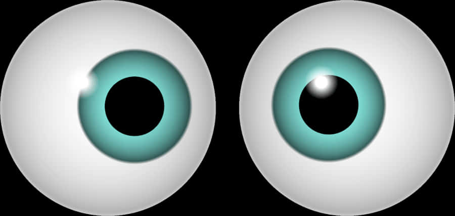 Light-green Iris Eyeball