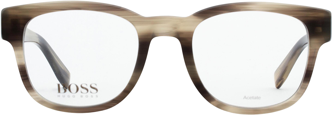 A Pair Of Glasses With White Lenses