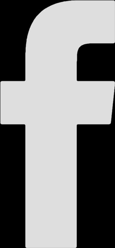 A White Cross On A Black Background
