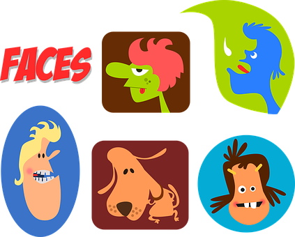 Faces Png 423 X 340