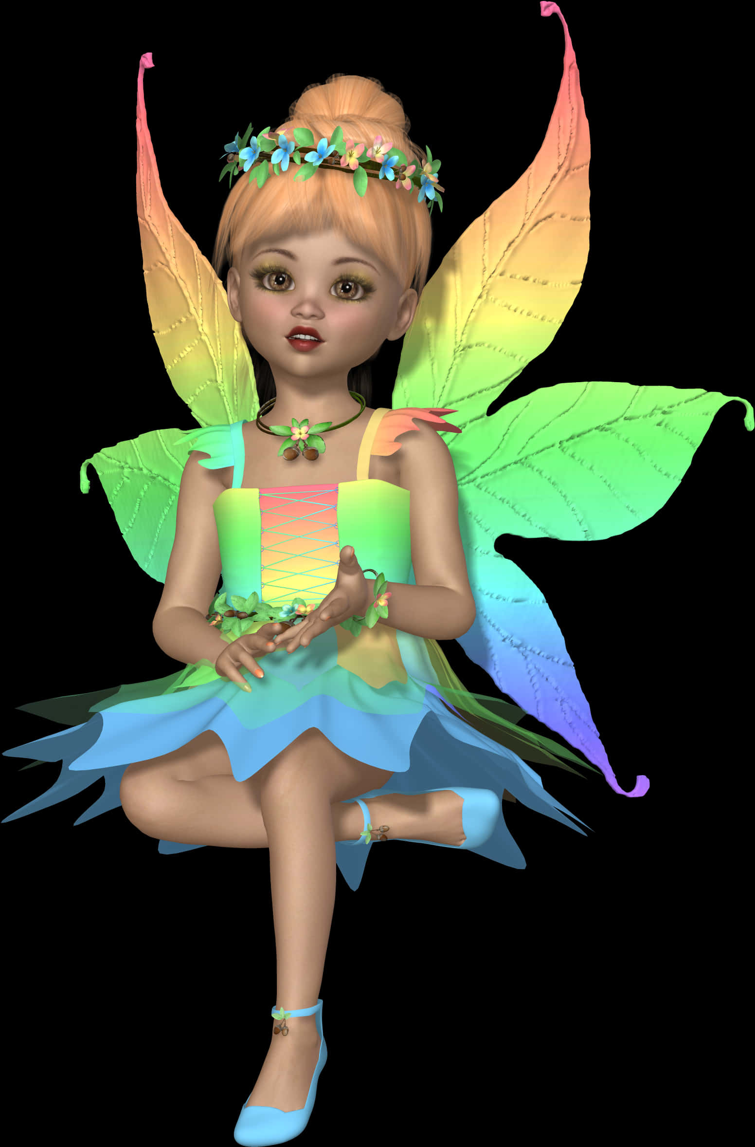 A Cartoon Of A Fairy