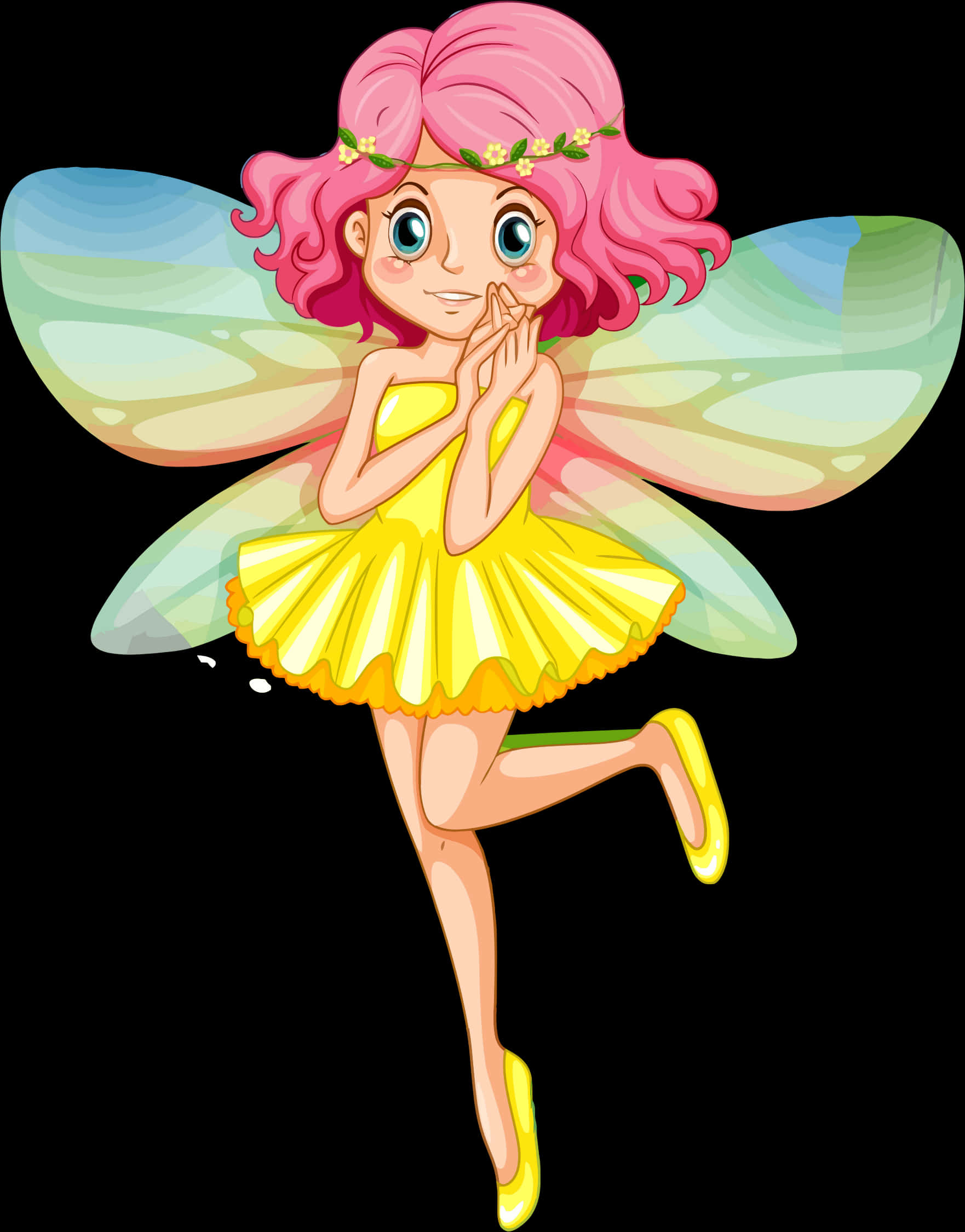 A Cartoon Of A Fairy