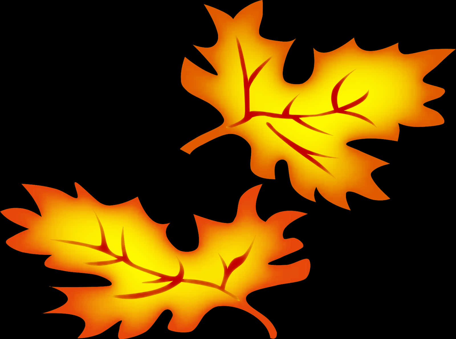 A Pair Of Yellow Leaves