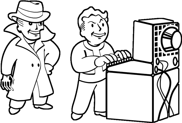 A Cartoon Of A Man And A Woman Standing Next To A Refrigerator